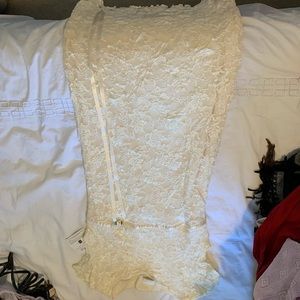 Jenny Annie Dots Girls lace Dress